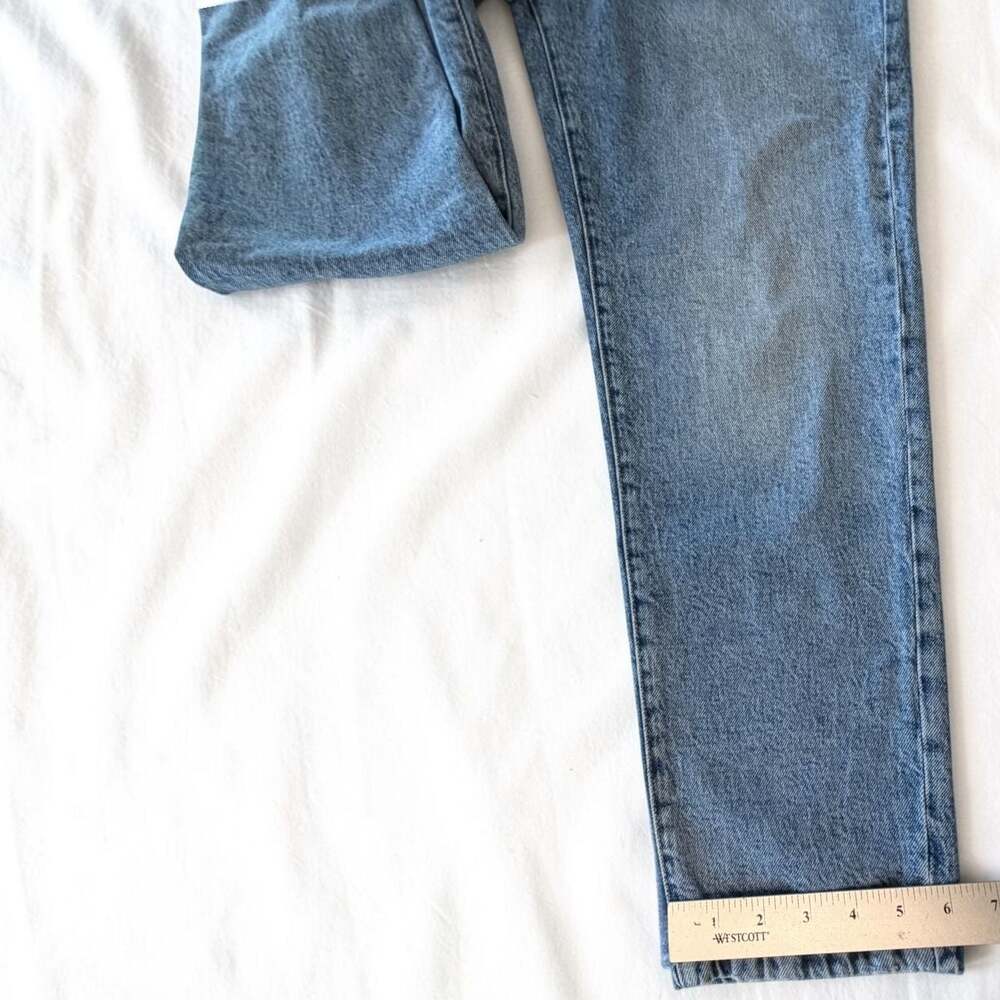 Zara 90s Inspired Jeans Light Wash Denim Size 6 - Picture 5 of 8